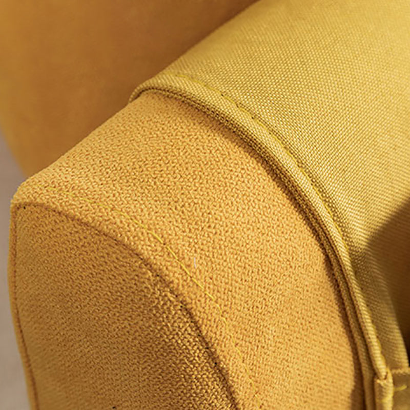 22.83" H Velvet Square Arm Modern Sofa with Tight Back slipcovered Sofa