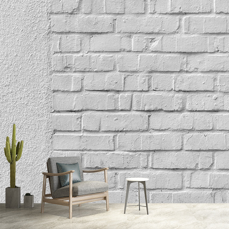 Photography Wall Mural Wallpaper Brick Wall Texture Sitting Room Wall Mural