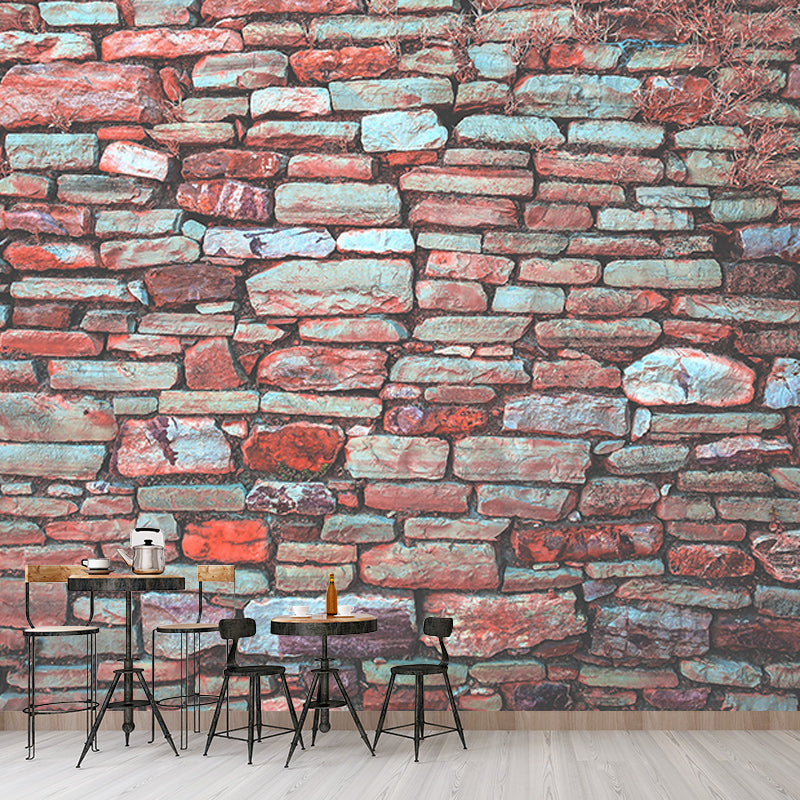 Photography Environment Friendly Mural Wallpaper Brick Wall Bedroom Wall Mural