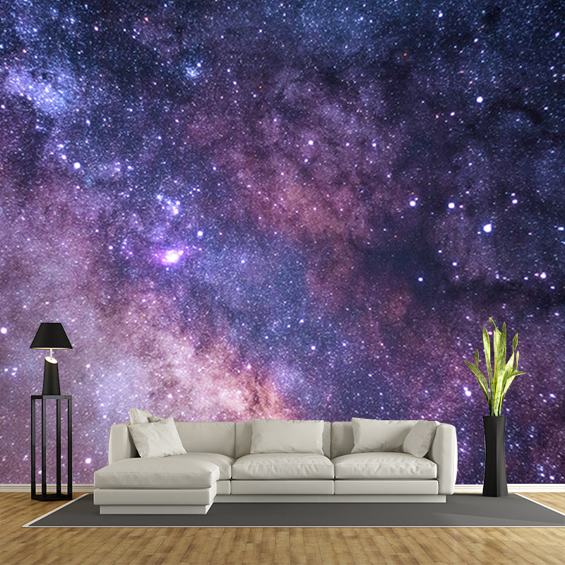 Washable Photography Mural Wallpaper Beautiful Galaxy Indoor Wall Mural