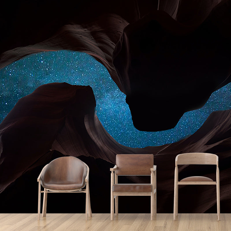 Environment Friendly Mural Wallpaper Beautiful Galaxy Photography Bedroom Wall Mural