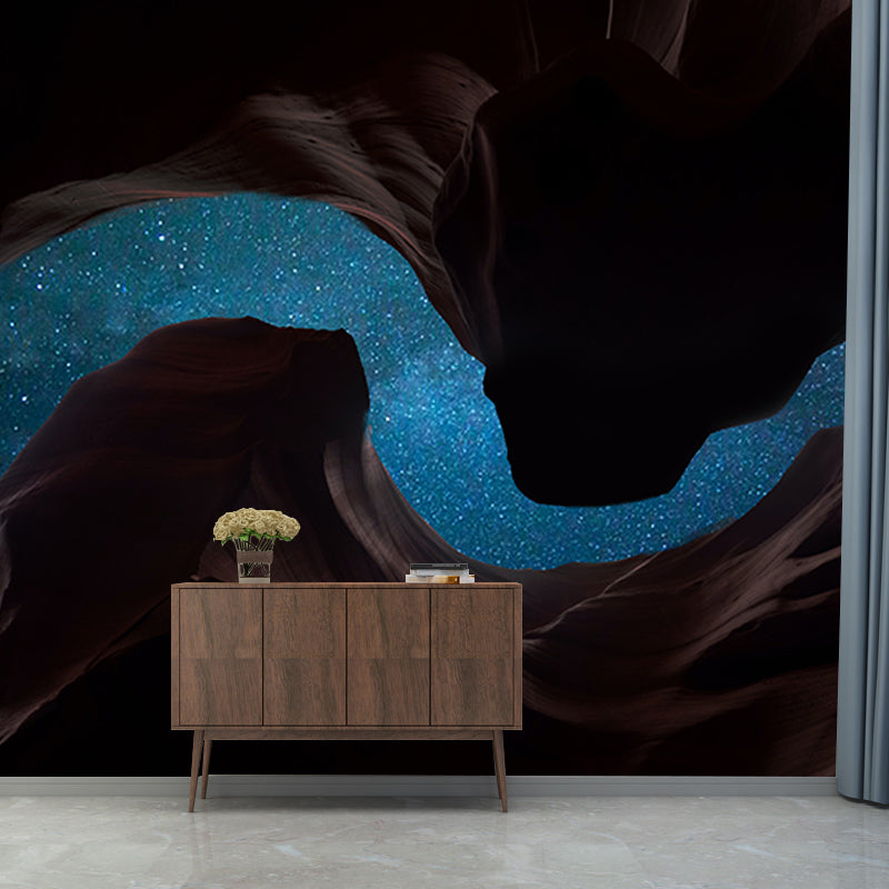 Environment Friendly Mural Wallpaper Beautiful Galaxy Photography Bedroom Wall Mural