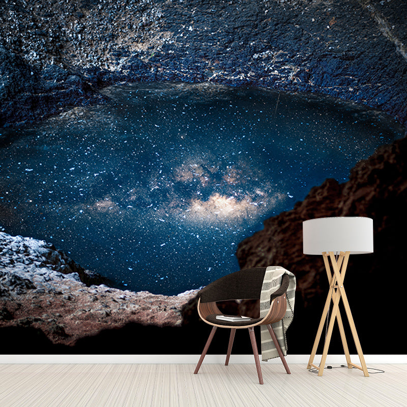 Beautiful Galaxy Mildew Resistant Mural Wallpaper Sleeping Room Wall Mural