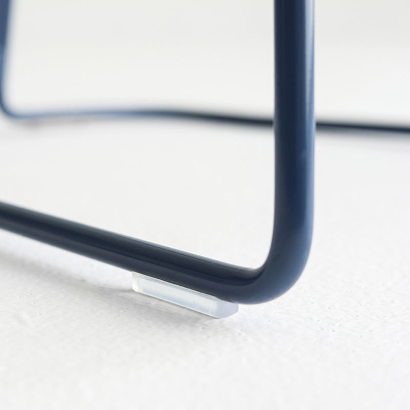 Contemporary Footrest Low Back Barstool Plastic Matte Finish Coffee Shop Stool