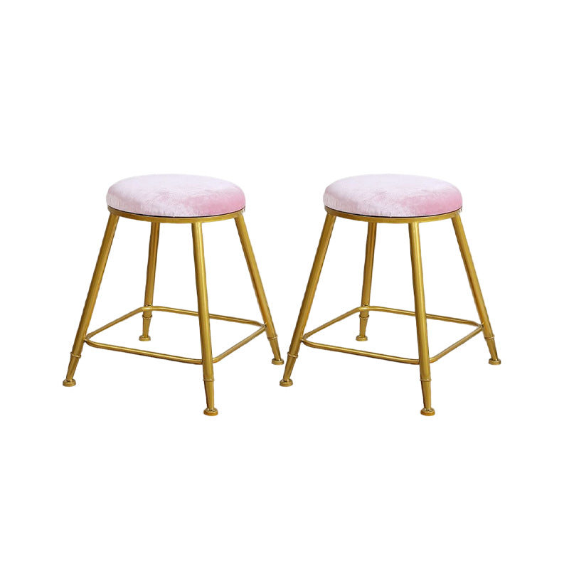 Nordic Design Stackable Backless Barstools for Home Upholstered Bar Stools