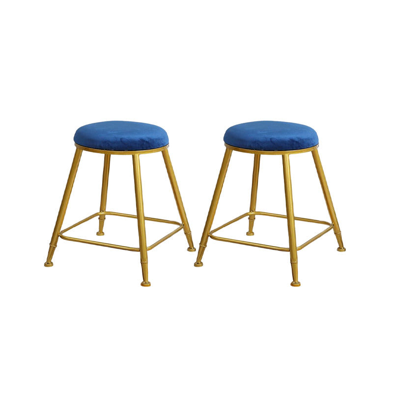 Nordic Design Stackable Backless Barstools for Home Upholstered Bar Stools