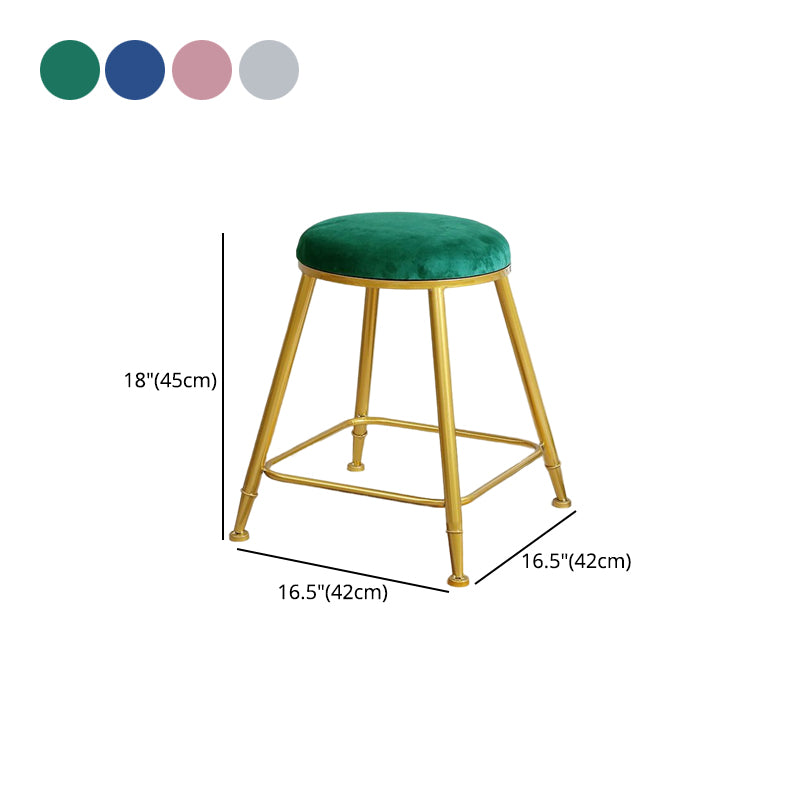 Nordic Design Stackable Backless Barstools for Home Upholstered Bar Stools
