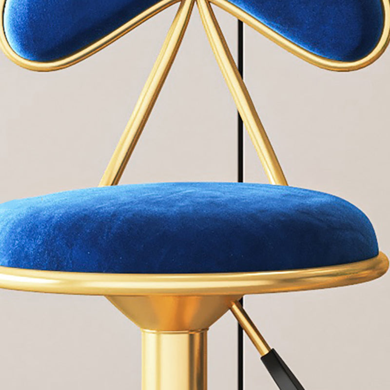 Scandinavian Style Adjustable Height Stools for Home Upholstered Bar Stools