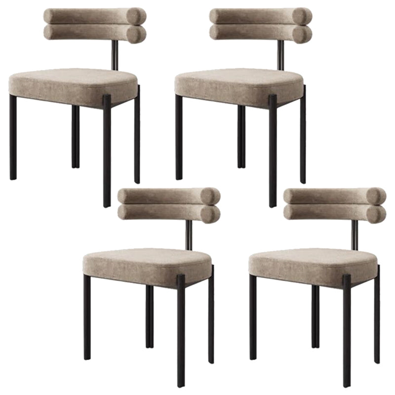 Modern Rectangle Dinette Set 1/4/5 Pieces Dining Table Set with White Sintered Stone Top