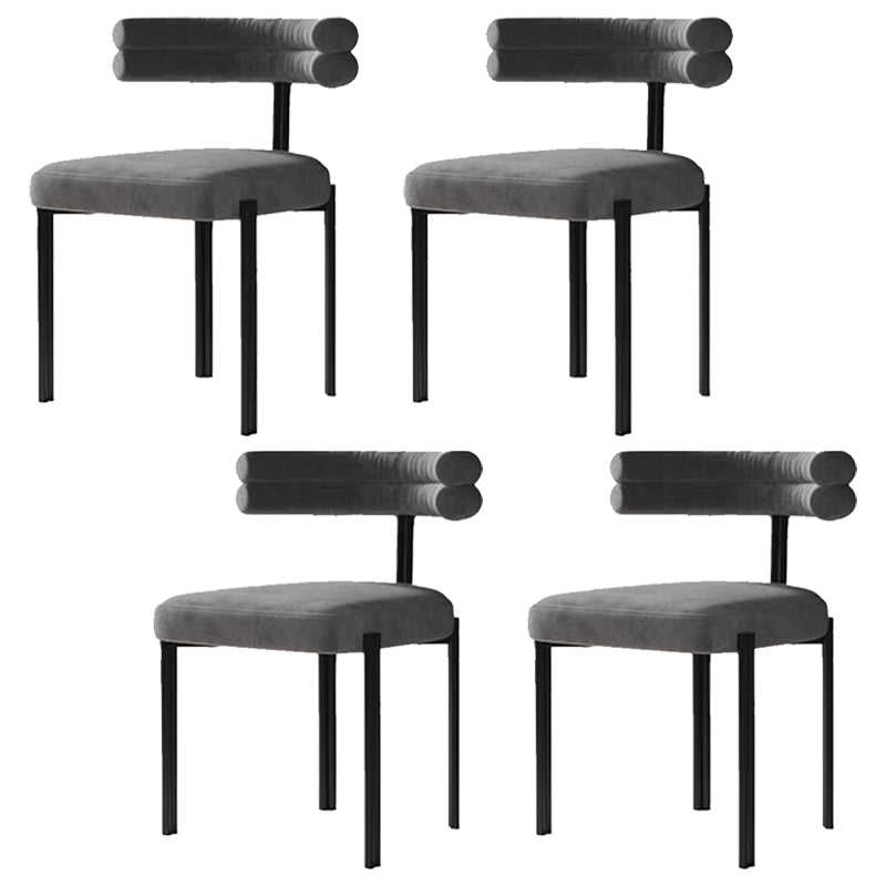 Modern Rectangle Dinette Set 1/4/5 Pieces Dining Table Set with White Sintered Stone Top