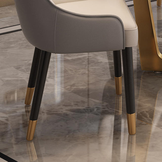 Luxury Rectangle Sintered Stone Top Dining Set 1/2/5/6/7 Pieces Dining Table with Chairs