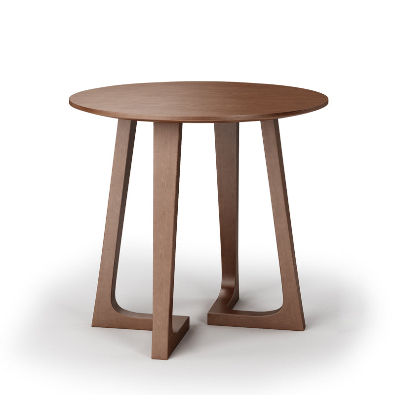Modern Pine Solid Wood Dining Table Double Pedestal Dining Table for Dining Room