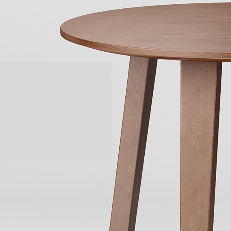 Modern Pine Solid Wood Dining Table Double Pedestal Dining Table for Dining Room