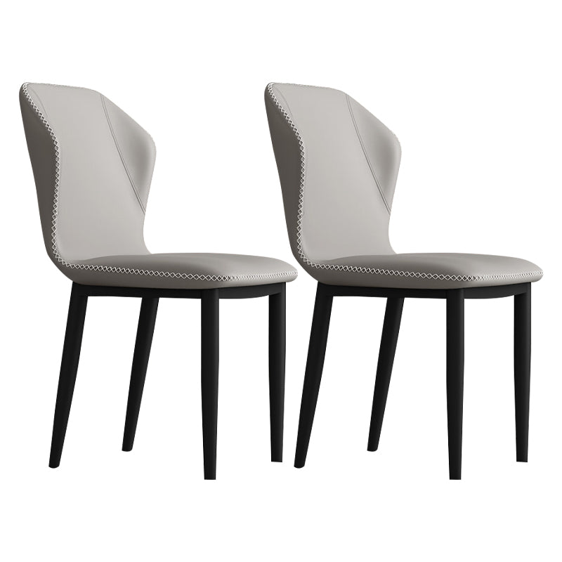 Metal Modern Contemporary Indoor-Outdoor Chair Wingback Side Chair