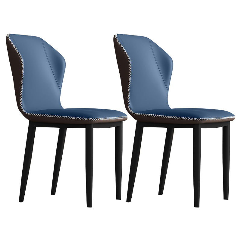 Metal Modern Contemporary Indoor-Outdoor Chair Wingback Side Chair
