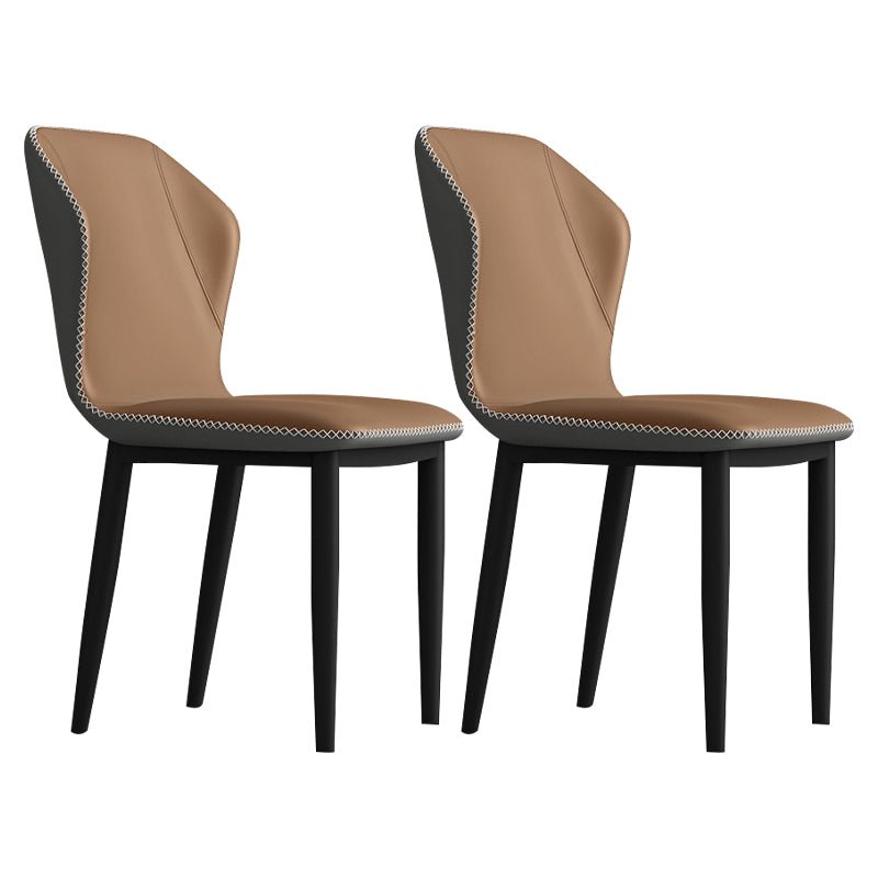 Metal Modern Contemporary Indoor-Outdoor Chair Wingback Side Chair