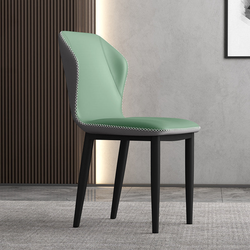 Metal Modern Contemporary Indoor-Outdoor Chair Wingback Side Chair