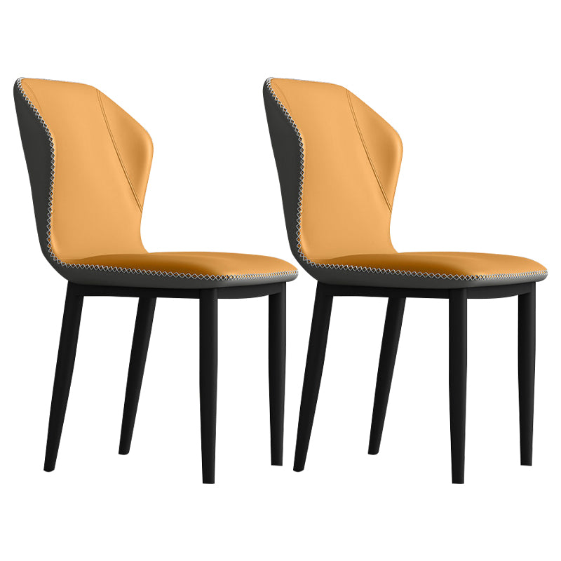 Metal Modern Contemporary Indoor-Outdoor Chair Wingback Side Chair