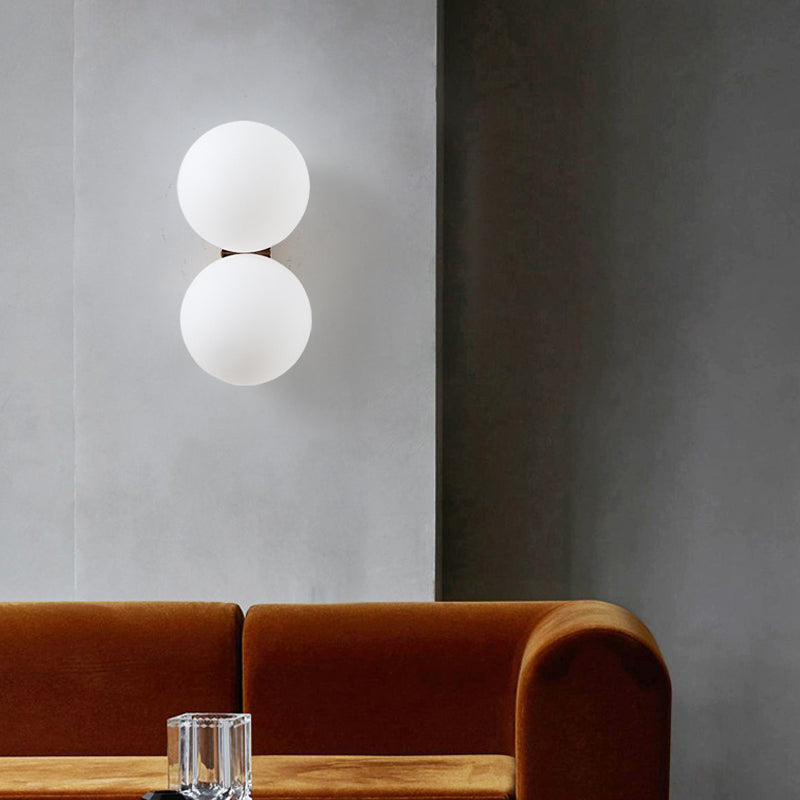 Glassorb Wandleuchten moderner Stil mit mehreren Lichtern Wandmontagelampen