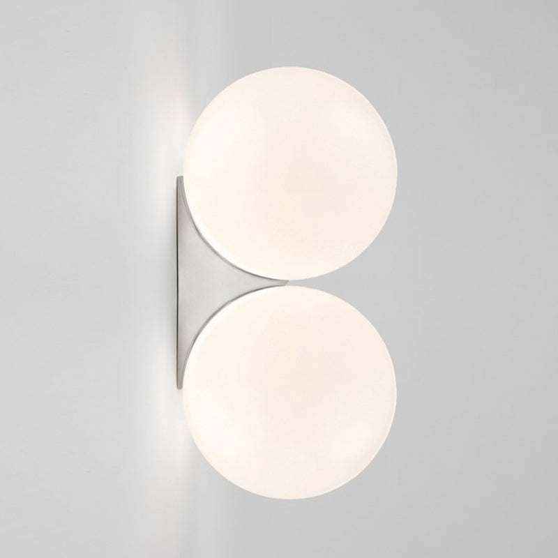 Glass Orb Wall Sconces Modern Style Multi Lights Wall Mounted Lamps