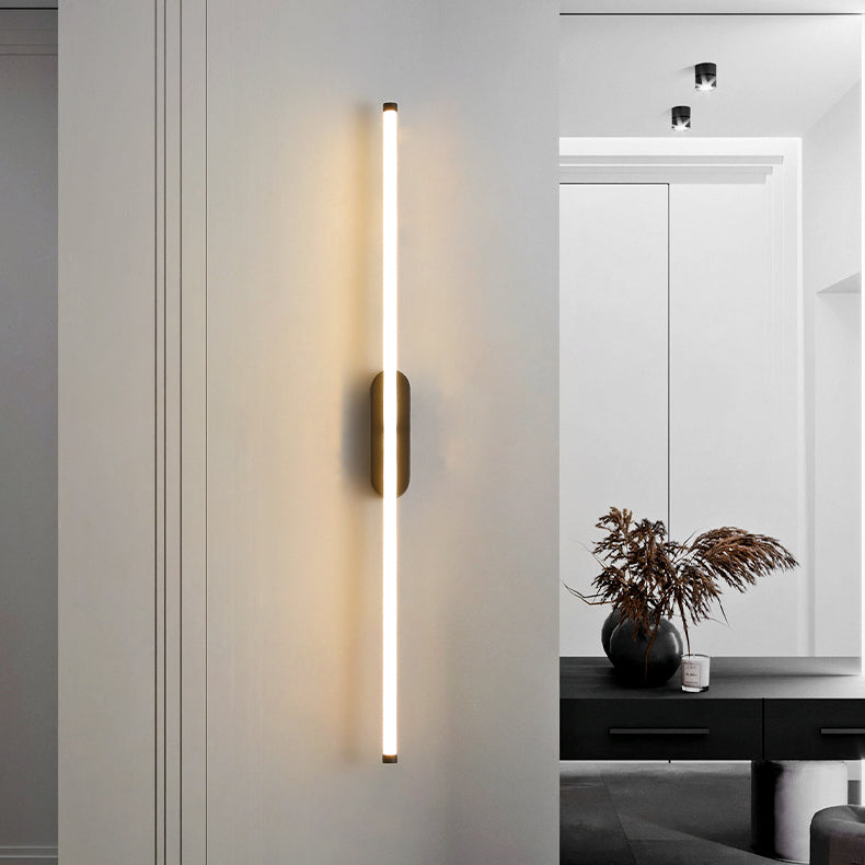 Moderner Stil Linearer Wandleuchte Leuchten Metall 1 Lichtwandbeleuchtung