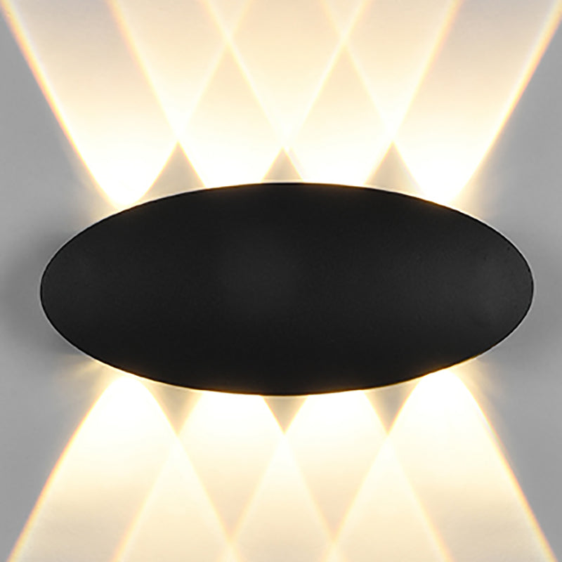 Multi Lights Geometric Wall Lights Modern Style Metal Wall Washer Sconce