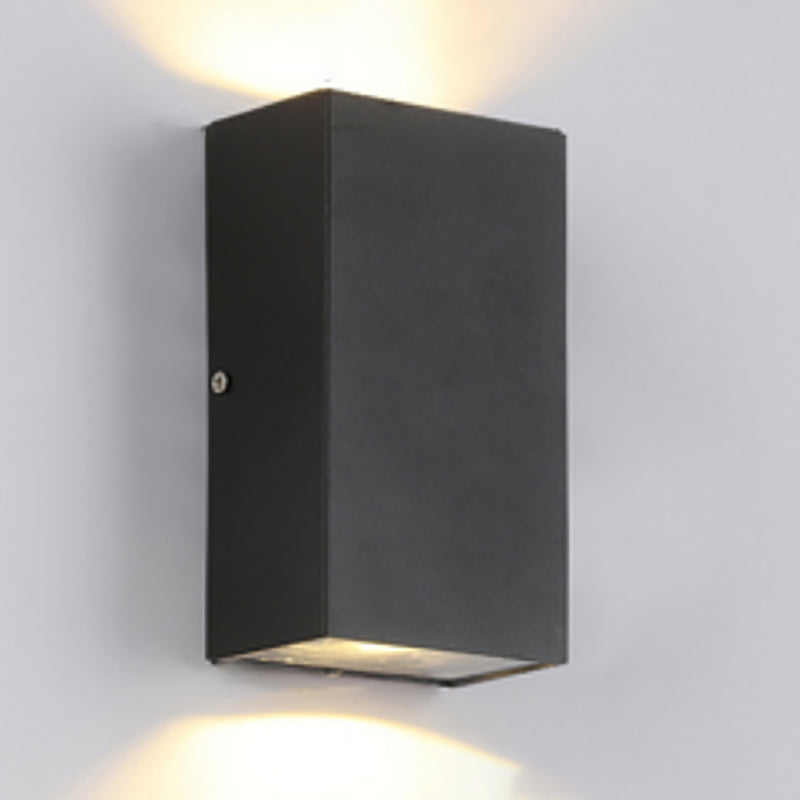 Multi Lights Geometric Wall Lights Modern Style Metal Wall Washer Sconce