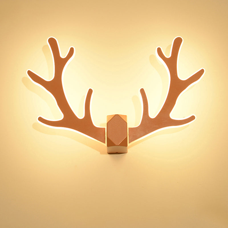 1 lumière géométrique lumineuse luminaires d'éclairage mural en métal de style moderne