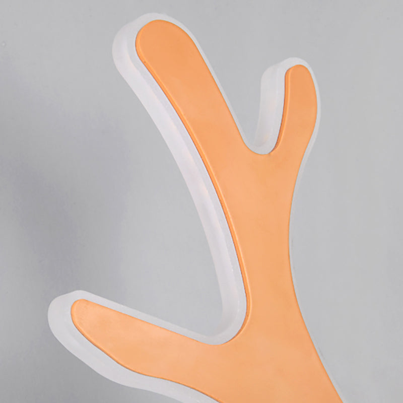 1 lumière géométrique lumineuse luminaires d'éclairage mural en métal de style moderne