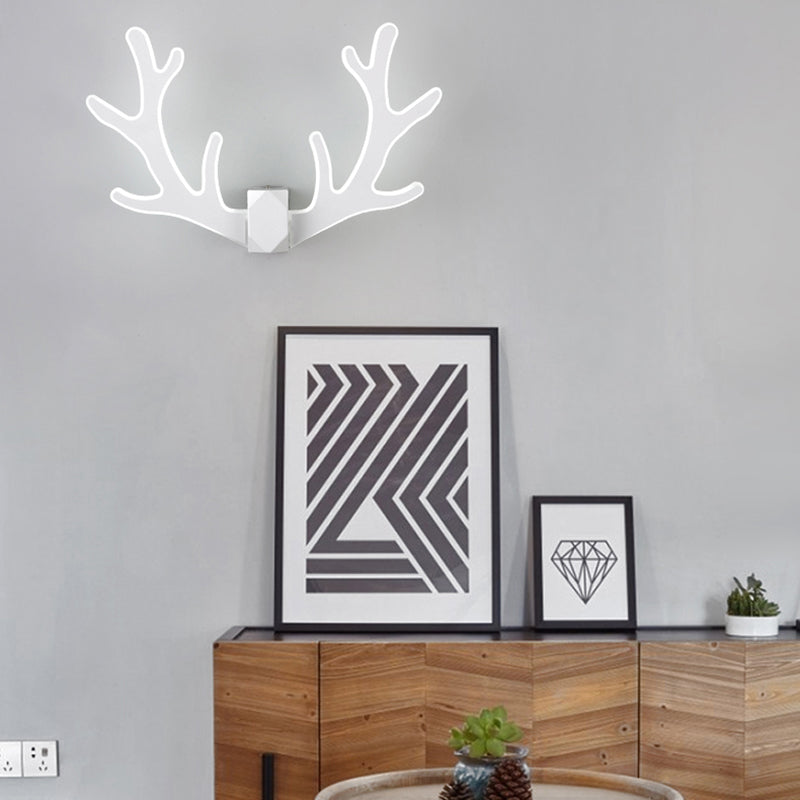 1 lumière géométrique lumineuse luminaires d'éclairage mural en métal de style moderne