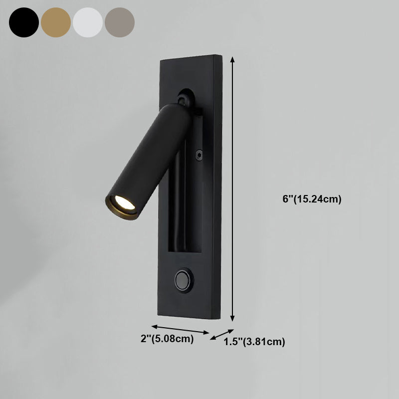 1 Light Unique Wall Sconce Modern Style Metal Wall Lighting for Reading