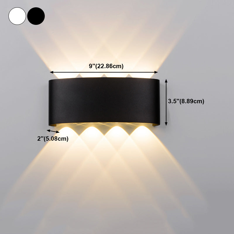 Multi Light Wall Sconce Modern Style Metal Wall Lighting for Living Room