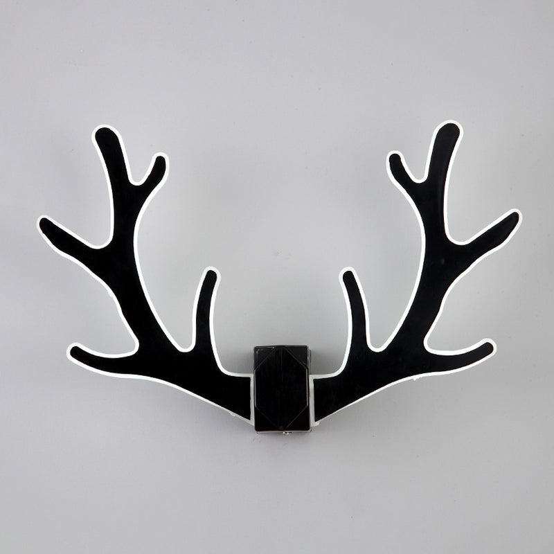 Modern Style Unique Shape Wall Sconce Plastic 1 Light Wall Lighting for Bedroom