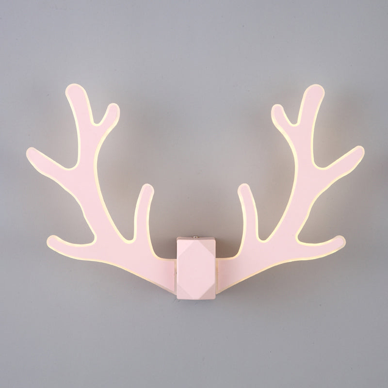 Modern Style Unique Shape Wall Sconce Plastic 1 Light Wall Lighting for Bedroom