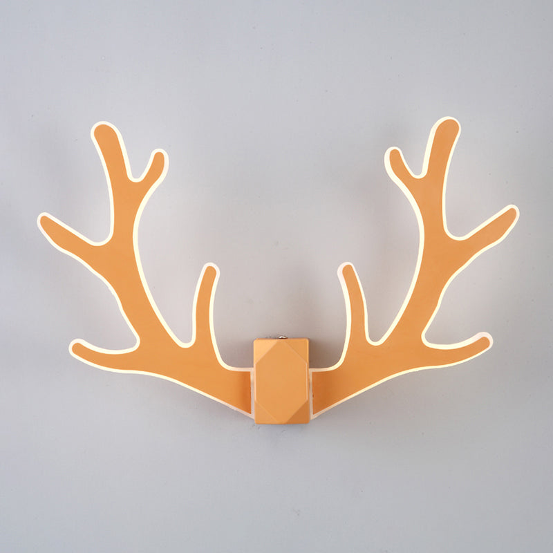 Modern Style Unique Shape Wall Sconce Plastic 1 Light Wall Lighting for Bedroom