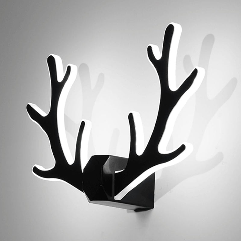 Estilo moderno de forma única Diconce de pared de plástico 1 iluminación de pared de luz para dormitorio