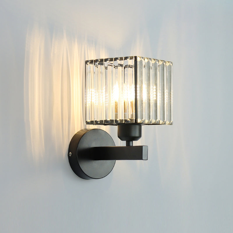 Modern Style Geometric Wall Lamps Crystal Multi Lights Sconce Lights