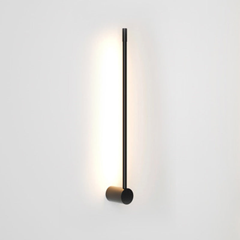 Minimalist Metal Wall Light Straight Shape LED Wall Sconce for Bedroom
