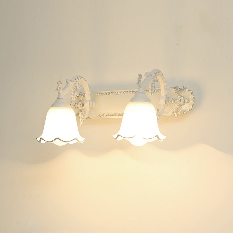 Modern Creative Wall Sconce Glass Shade Bathroom Vanity Lighting Fixture