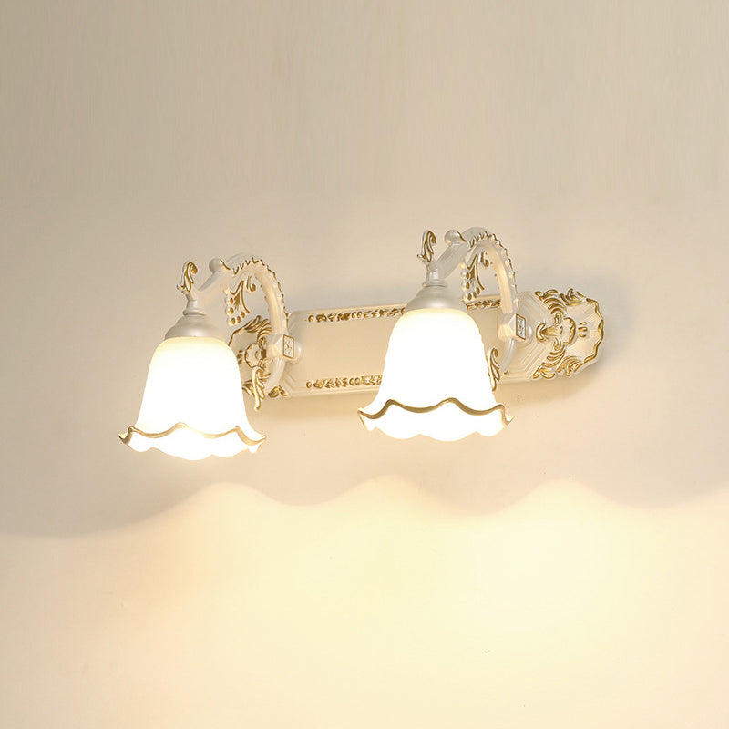 Modern Creative Wall Sconce Glass Shade Bathroom Vanity Lighting Fixture