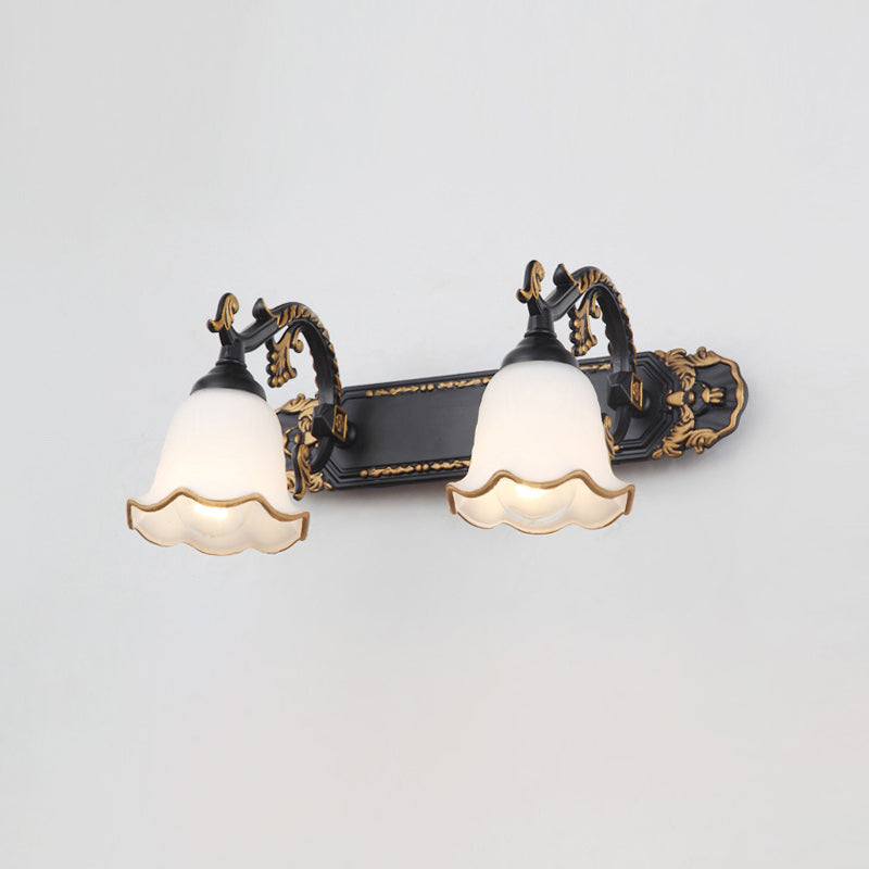 Modern Creative Wall Sconce Glass Shade Bathroom Vanity Lighting Fixture