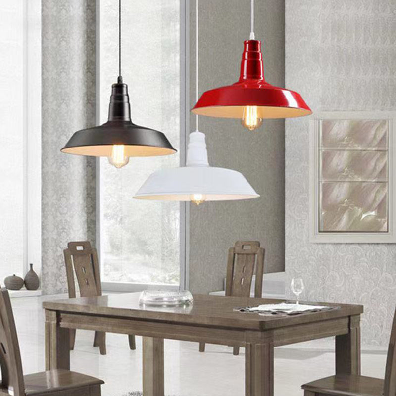 Metal Hanging Ceiling Light Industrial-Style Pendant Lighting Fixture