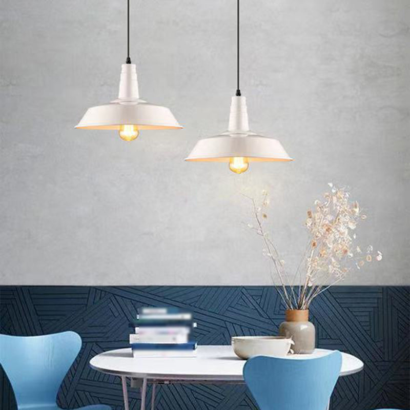 Metal Hanging Ceiling Light Industrial-Style Pendant Lighting Fixture