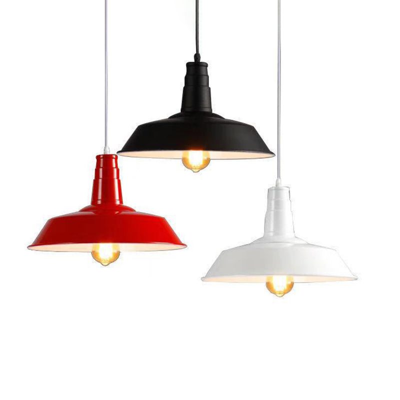 Metal Hanging Ceiling Light Industrial-Style Pendant Lighting Fixture