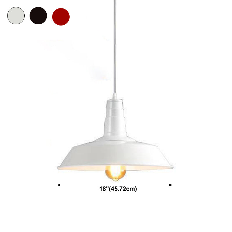 Metal Hanging Ceiling Light Industrial-Style Pendant Lighting Fixture