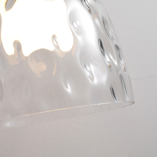 Geometric Shape Glass Hanging Light Modern Multi Lights Hanging Light Mounted Fixture