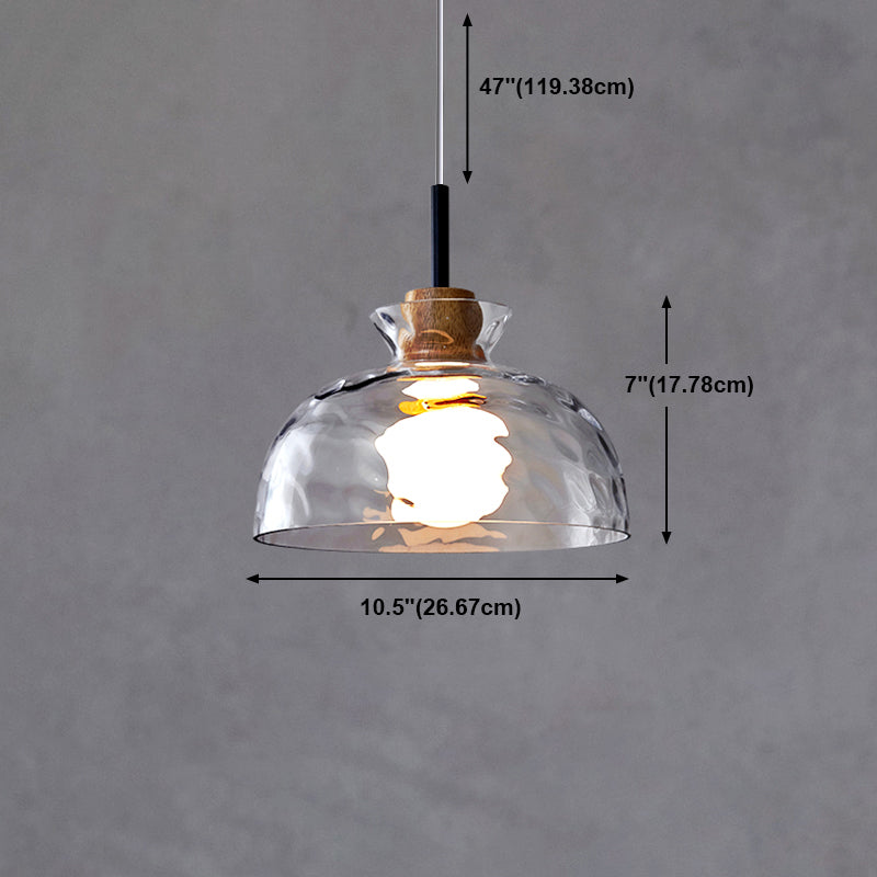 Geometric Shape Glass Hanging Light Modern Multi Lights Hanging Light Mounted Fixture