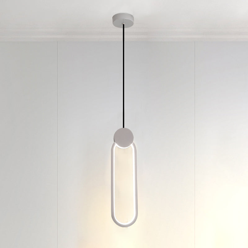Geometric Shape Metal Hanging Light Modern Style 1 Light Hanging Light Mounted Fixture