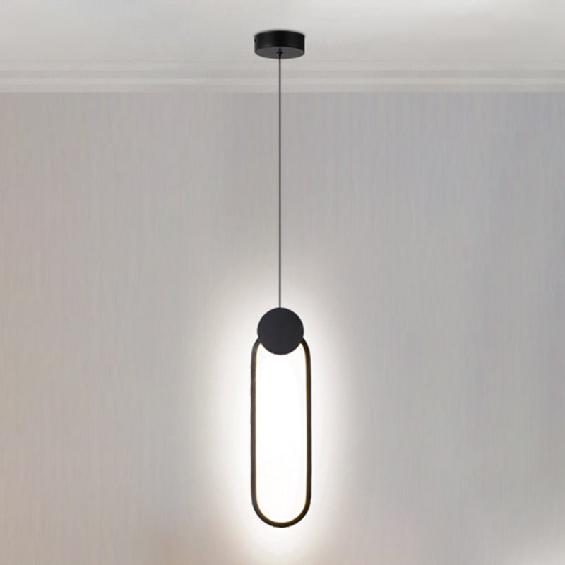 Geometric Shape Metal Hanging Light Modern Style 1 Light Hanging Light Mounted Fixture