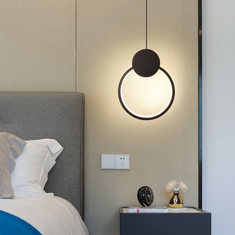 Geometric Shape Metal Hanging Light Modern Style 1 Light Hanging Light Mounted Fixture